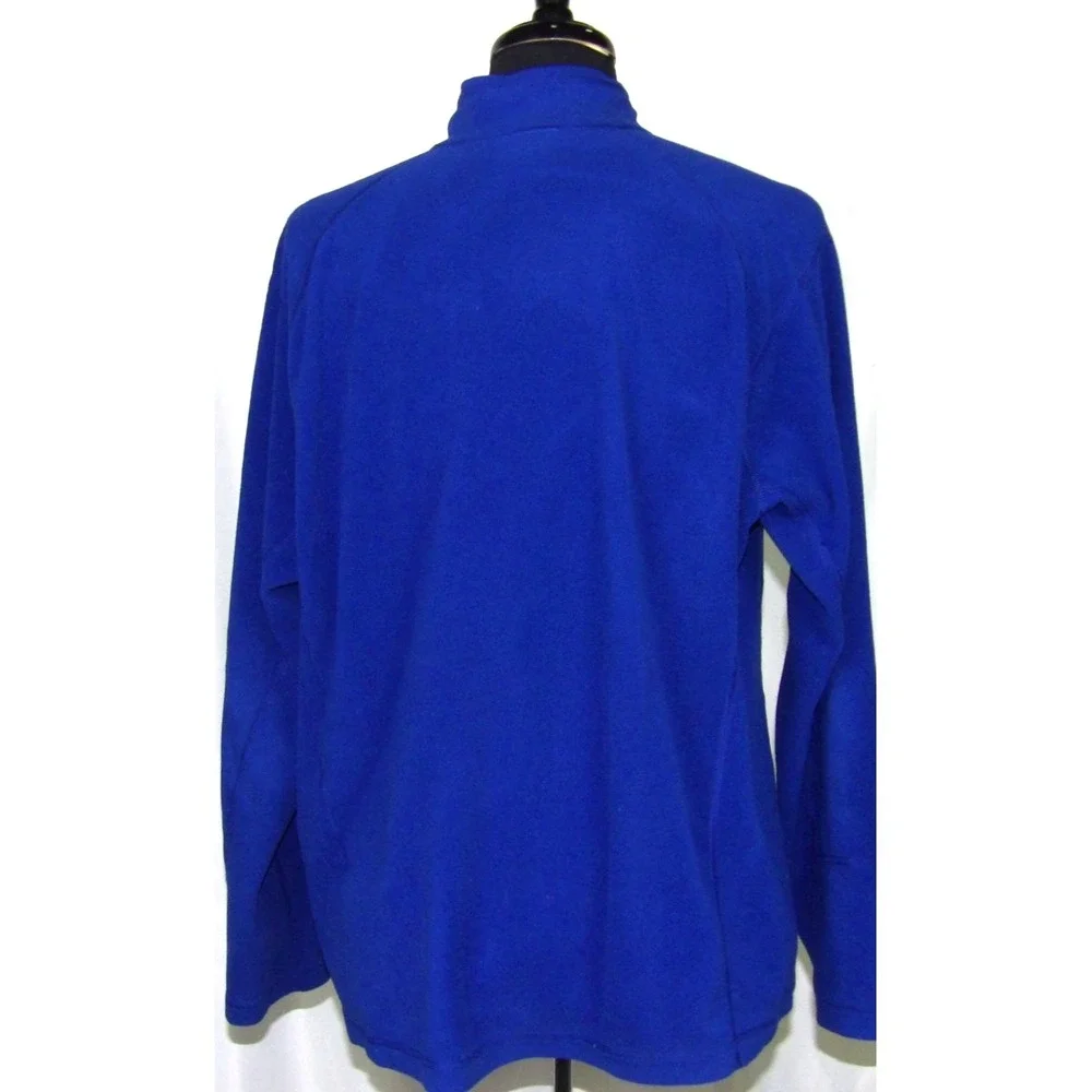 The North Face Blue Light Weight 1/4 Zip Pull Over Fleece Jacket Men's XL